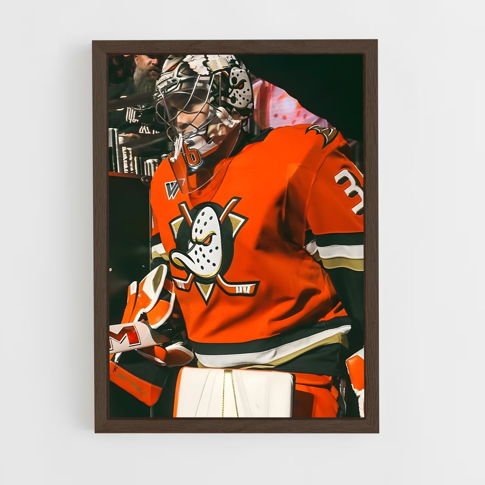 Poster La Puissance Orange – affiche Hockey sur glace (vue 5)